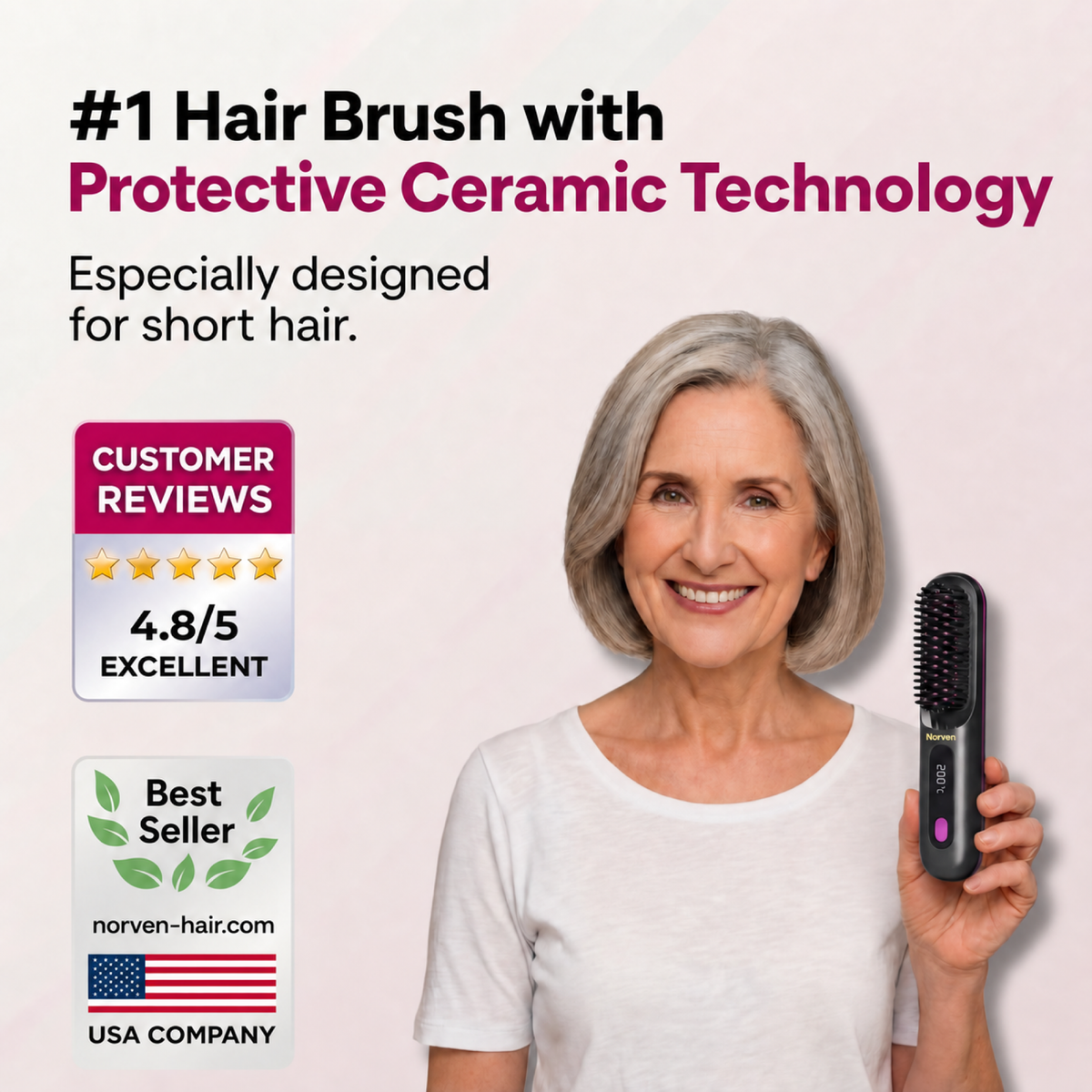 Norven Brush for Short Hair