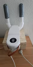 Customer photo showing the boot dryer in use