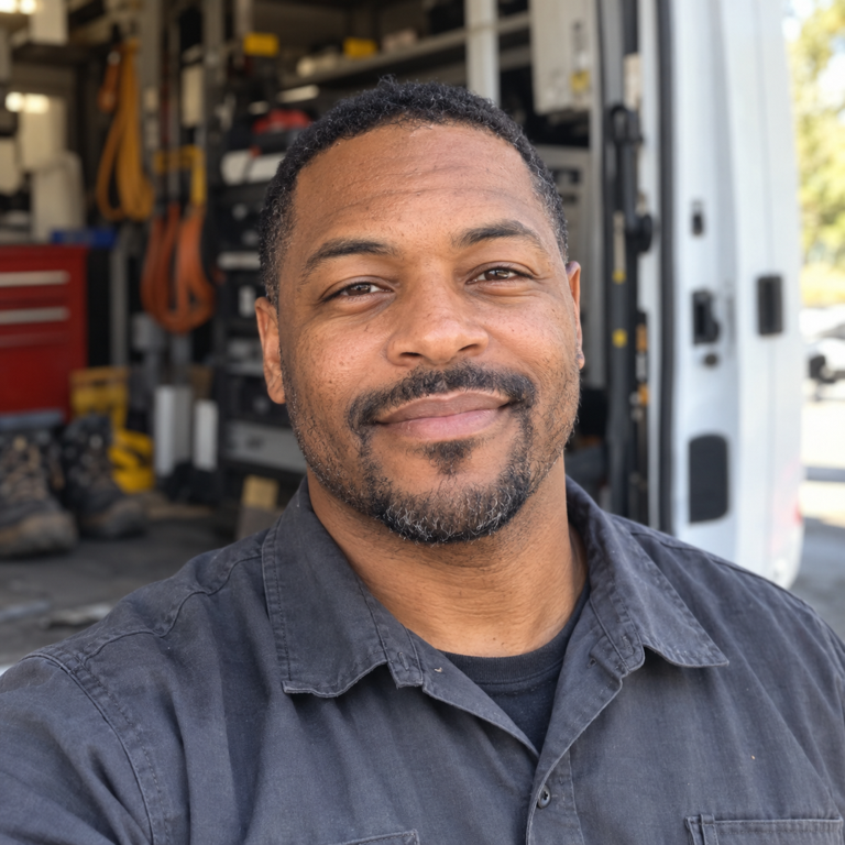 Marcus Reed, field service technician