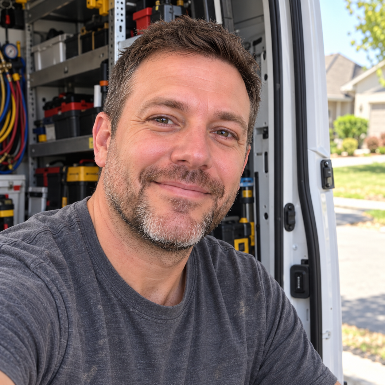 Mike Rodriguez, HVAC installer